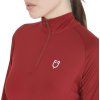 Tričko multifunkčné Base Layer Equestro, dámske, burgundy/white (Veľkosť 	L)
