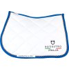 Dečka podsedlová X Fise Piping Equestro, skoková, white/azzurro savoia
