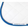 Dečka podsedlová X Fise Piping Equestro, skoková, white/azzurro savoia
