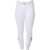 Rajtky jazdecké X Fise Equestro, s gripom, dámske, biele