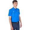 Tričko Polo X Fise Equestro, s krátkym rukávom, s gombíkmi, pánske, azzuroo savoia