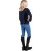 Legíny jazdecké Mia HKM, s gripom, detské, blue