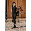 Legíny jazdecké Flora Je t'aime Equithème, s gripom, dámske, čierne