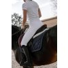 Legíny jazdecké Flora Je t'aime Equithème, s gripom, dámske, biele