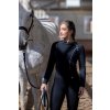 Legíny jazdecké Acacia Je t'aime Equithème, s gripom, dámske, čierne
