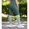 Legíny jazdecké Ella ELT, s gripom, pine green