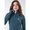 Tričko zimné Strive Horseware, so zipsom, dámske, dynasty green