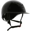 Prilba jazdecká Wings Equithème, čierna (Obvod hlavy 52-54 cm)