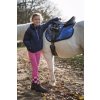 Legíny jazdecké Sophia Equipage, s gripom, zimné, detské, phlox pink