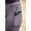 Legíny jazdecké Iris Je t'aime Equithème, s gripom, dámske, dark grey