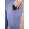 Legíny jazdecké Flora Je t'aime Equithème, s gripom, dámske, purple