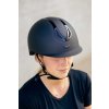 Prilba jazdecká Aero Velvet Choplin, matt black/glossy