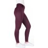 Legíny jazdecké Alize Equithème, s gripom, dámske, plum