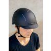 Prilba jazdecká Plume Choplin, matt black (Obvod hlavy 53-55 cm)