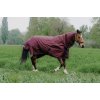 Deka nepremokavá Tyrex Combo Equithème, s krkom, 0 g, burgundy