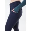 Rajtky jazdecké Flexfit Horseware, s gripom na kolenách, zimné, dámske, core navy