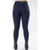 Rajtky jazdecké Flexfit Horseware, s gripom na kolenách, zimné, dámske, core navy