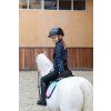 Prilba jazdecká Vilma Equipage, čierna (Obvod hlavy 50-52 cm)