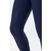 Legíny jazdecké Easefit Horseware, s gripom, zimné, dámske, core navy