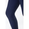 Legíny jazdecké Easefit Horseware, s gripom na kolenách, zimné, dámske, core navy