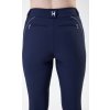 Legíny jazdecké Easefit Horseware, s gripom na kolenách, zimné, dámske, core navy