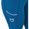 Legíny jazdecké Summer Equestro, s gripom, dámske, blue coral