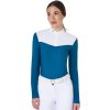 Tričko súťažné Mesh Equestro, dámske, blue coral