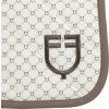 Dečka podsedlová Monogram Print Equestro, drezúrna, antique white/walnut (Veľkosť FULL)