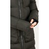 Kabát jazdecký Arctic Puffer UHIP, dámsky, zimný, predĺžený, dark green