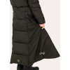Kabát jazdecký Arctic Puffer UHIP, dámsky, zimný, predĺžený, dark green