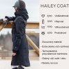 Kabát jazdecký Hailey UHIP, zimný, dámsky, jet black