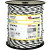 Lanko na elektrický ohradník Turbomax R6-PE Horizont, 200 m, 6 mm, biele/čierne
