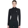 Triko multifunkční Base Layer Equestro, dámské, černé/bílé