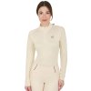 Tričko funkčné Base Layer Equestro, dámske, antique white/marron