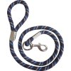 Vodítko pre psov Diego & Louna, 150 cm, navy/light blue/white