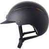 Prilba jazdecká Olania Deluxe Imperial Riding, čierna
