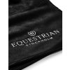 Deka bedrová Equestrian Stockholm, fleecová, čierna