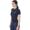 Tričko Polo X Fise Equestro, s krátkym rukávom, s gombíkmi, dámske, navy blazer