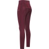 Legíny jazdecké El Capone Imperial Riding, s gripom, dámske, bordeaux