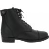 Perka kožené Nîmes Norton, so zipsom a šnurovaním, pre dospelých, čierne
