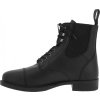 Perka kožené Nîmes Norton, so šnurovaním, pre dospelých, čierne