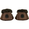 Zvony Snuggy Je t'aime Equithème, s barančekom, pár, chestnut brown