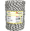 Lanko na elektrický ohradník Turbomax R6-PE Horizont, 400 m, 6 mm, bílé/černé
