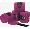 Bandáže fleecové Polo LeMieux, 4 ks, 3,8 m, plum