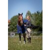 Deka odpocovacia Polar Fleece Riding World, navy/sky blue