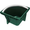 Žľab rohový, 16 l, green