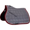 Dečka podsedlová White Trim EQUESTRO, všestranná, grey/red
