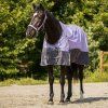 Deka výbehová QHP, s fleecom, lavender haze (Dĺžka chrbta 145 cm	)