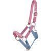 Ohlávka Rosalynn QHP, pink/blue (Veľkosť SHETTY)