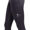 Legíny jazdecké Ella ELT, s gripom, dark blue